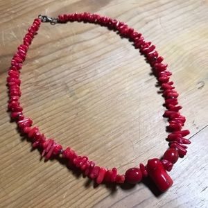 Vintage Navajo Apple Coral necklace 16 inches